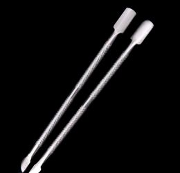 Stainless Steel Cuticless Remover Double Sided Finger Dead Skin Push Nail Cuticle Pusher Manicure Pedicure Care Tool