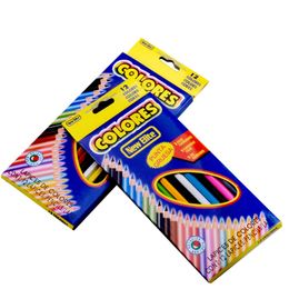 12 Colours Medium Concentration Coloured Pencils Oil Coloured Pencils Set Artist Painting Sketching Wood English Pen Boxed Children's Drawing Pencil