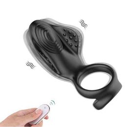 NXY Cockrings Remote Control Penis Ring Vibrators for Men Male Glans Massager Stimulation Delay Trainer Cock Adult Sex Toys 1214