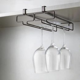 Tabletop Wine Racks Glass Rack Hanging Cup Holder Bar Goblet Stemware Storage Shelf Hanger Iron Kitchen Organiser