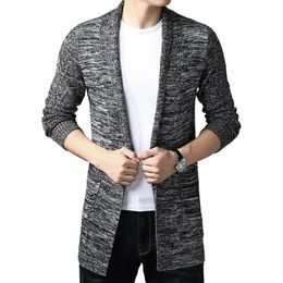 Men's Sweaters 2021 Spring And Autumn Lapel Business Casual Cardigan Jacket Japanese Knit Sweater Mens