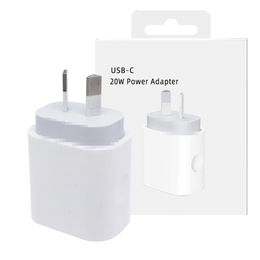 20W PD Charger iPhone 11 12 Pro XS Max XR 8 Fast Charging USB Type C Wall Adapter Qucik Charge 3A Compatible for AU Australia