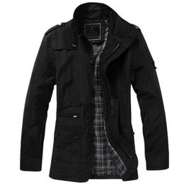 Men's Autumn Brand Polo Jackets Winter Warm Mens And Coats Outwear Waterpr Collar Overcoat Clothes Plus 4xl 5xl 211217