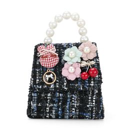 Baby HandBags Newest Kids Handbags Fashion Girls Princess Coin Purses Girls Pearl Fairy Handbags Casual Travel Coins Bags Gifts 1649 B3