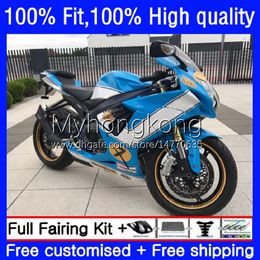 OEM Body For SUZUKI GSXR750 GSXR 600 750 CC 600CC 2011 2012 2013 2014 2015 2016 2017 23No.87 GSXR-600 White blue gold 750CC GSXR600 K11 11 12 13 14 15 16 17 Injection Fairing