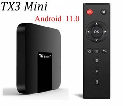 TX3 Mini plus Set Top Box S905W2 TV Box Android 11.0 4G 32G Mini Android TV Box Home Theatre TX3 Mini+ TV Player