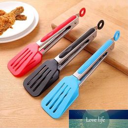 Nylon Food Tong Stainless Steel Kitchen Tongs Silicone Non-slip Cooking Clip Clamp BBQ Salad Tools Grill Kitchen Accessories