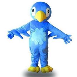 Halloween Blue Bird Mascot Costume Top Quality Cartoon theme character Carnival Unisex Adults Size Christmas Birthday Party Fancy Outfit