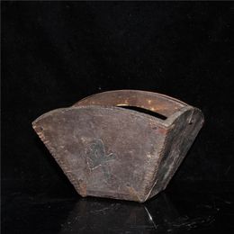 measuring bucket Australia - China old Beijing old goods Volumetric Grain Measuring Tool Pure Wood Sunjin Bucket