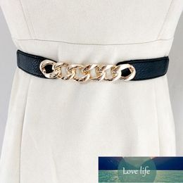 Elastic dress belt gold chain belts for women waist stretch cummerbunds long thin easy ceinture femme waistband black cintos Factory price expert design Quality