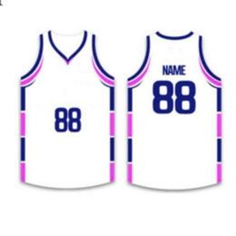 Basketball Jersey Men Stripe Short Sleeve Street Shirts Black White Blue Sport Shirt UBX47Z858