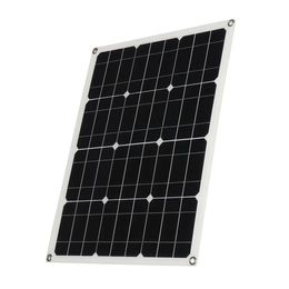 40W Solar Panel Controller Car Charger MC4 Output Battery Clip Power