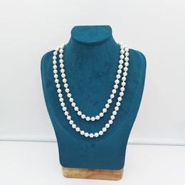 white pearl costume jewelry Australia - Long Pearl Necklaces for Women Cream White Faux Pearl Strand Layered Necklace Costume Jewelry,40"
