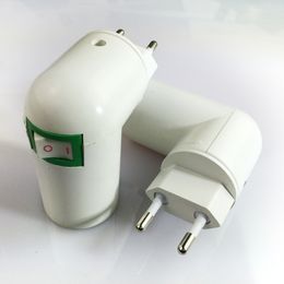 E27 Light Sockets with Switch, Standard US EU plug Maximum Wattage 60W 360 degree rotation PBT quality Fireproof material