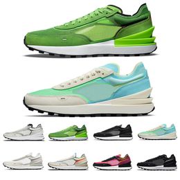 lilac shoes UK - Summit White black Vaporwaffle Mens Running Shoes Coconut Milk LDV Waffle one scream Electric Green Women men Sports Trainers Sneakers Athletic Infinite Lilac