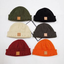 Classic Men Designer Winter Beanie Fashion Color Luxury Knitted Hat Women Couple Casual Outdoor Cold Hats