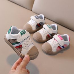 First Walkers Baby Girls Shoes Boys Sports For Children Sweet Flats Leather Sneakers Kids Fashion Casual Infant Toddler Soft