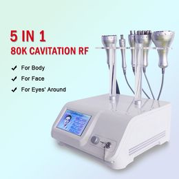 Factory Supply Taibo 80K RF Cavitation Ultrasonic Fat Burning Slimming Portable Machine Vacuum Body Skin Tightening Cavi 5 in 1 Equipment For Sale