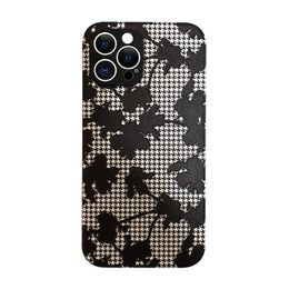 Retro Style Flower Pattern Mobile Phone Case 12mini/11pro Suitable For IP X/8plus Soft Shell Huawei Mate40 Fashion Mobile Phone Case