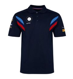 Off-road motorcycle short-sleeved T-shirt rider suit, quick surrender, lapel short-sleeved polo shirt, customized with the same paragraph