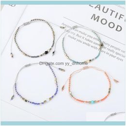 Link, Bracelets Jewelrylink, Chain G.Ycx Delica Pearles Beads Braided Miyuki Bracelet Vintage Adjustable Glass Stone Crystal Friendship Fash
