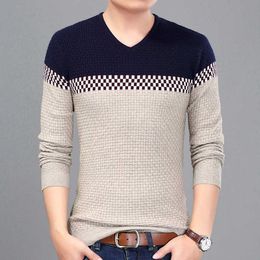 2020 New Year's Pullover Men Hombre Casual Wear Fashion Men's Pullover Sweaters Slim Fit Sweater Male Plus Size M~3XL Y0907