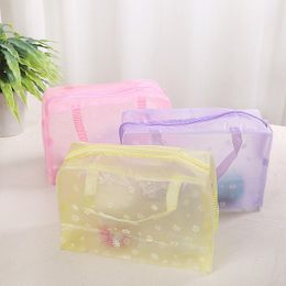 makeup toothbrush Canada - Storage Bags Waterproof Portable Makeup Cosmetic Bag Travel Toiletry Organizer Wash Toothbrush Pouch L