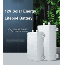 12v solar energy Lifepo4 lithium battery pack with BMS for 20Ah/40Ah/50Ah/60Ah/80Ah Camera monitored energy storage battery