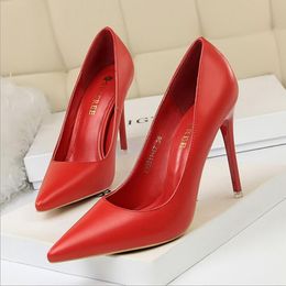 Bigtree Shoes Sexy Women Pumps Fashion Women Wedding Shoes Extreme High Heels Party Shoes Women Stiletto 7 Colour