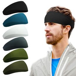 Sweatband Men Headband Women Sports For Running Cycling Yoga Basketball Stretch Unisex Headwear