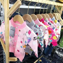 Autumn Winter Baby Girl Cartoon Cute Sweaters New Fashion Toddler Boys Knitting Sweater Tops Infant Clothing Y1024