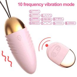 NXY Eggs Kegel Exerciser 10cm Wireless Jump Vibrator Remote Control Body Massager for Women Sex Toys Adult Product Vibrating 1203
