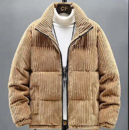Brand Winter men Jackets Coat for New Heavy Parker Coats Thick Zipper Autumn Warm Coat Solid Collar Windbreaker Jacket