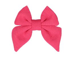 Hair Bows Nylon Headbands Solid Sailor Tail Bows Elastic Hair Bands DIY Hair Accessories For Girls Children Headwear
