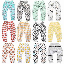 Colourful Baby Long Pants 100% Cotton Newborn Panties Baby Girls Leggings Boy Trouser 0-24Month Fashion Casual Infant Pant 210413