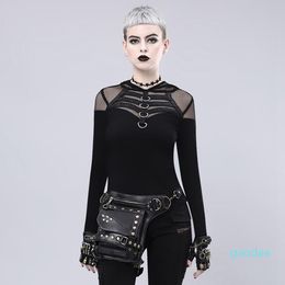 Designer-Waist Bags JNKET Women Steam Punk Bag Multifunction Belt PU Leather Shoulder Crossbody Large Capacity Sling