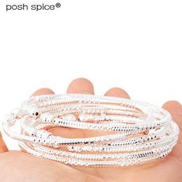 Indian Bangles Dubai Gold Bangles for Woman Ball Africa Sliver Bangle Bracelet White Colour Middle East Wedding Jewellery Gift Q0719