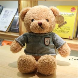 30cm Lovely Soft Teddy Bear Plush Toy Stuffed Animals Playmate Soothing Doll PP Cotton Kids Toys Valentine's Day gift RRD12245