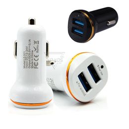 Dual 2 Port USB Car Charger Adapter For ios Android 7 8 Plus Samsung S7 S8 NOTE8 Universal 5V/3.1A