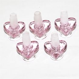 hookahs 14mm 18mm Glass Bowls Pink Colour Bong Smoking Bowl Piece For Water Pipe Dab Rigs