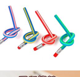 Business & Industrial Drop Delivery 2021 Korea Cute Flexible Soft Pencil With Eraser Stationery Colourful Magic Bendy Pencils Student