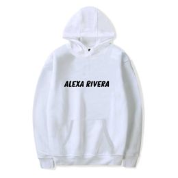 Pure Fleece Hoodie Men Women Garment Hip-Hop Style Alexa Print Spring Fall Holiday Urban Style Novelty Casual tracksuit H0910