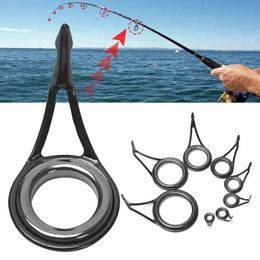 5Pcs 3mm-23mm Internal diameter Vintage Oval Fishing Top Rings Rod Guides Pole Repair Kit Line Eyes Sets