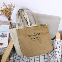 Women Shopping Bags Tote Quality Canvas Female Handbag Causal Shoulder Bag Lightweight Eco Friendly