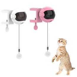 Cat Toys Electric Toy Automatic Lifting Ball Spring Rod Puzzle Smart Teaser Funny Interactive Balls Pet WLL947