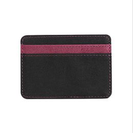 Wallets High Quality Men Wallet Synthetic Leather Fashion Short Purses Retro Frosted Vertical Youth Multi-card Coin Purse