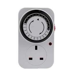 Timers 24 Hour Cyclic Timer Switch Kitchen Outlet Loop Universal Timing Socket Mechanical UK EU US Plug