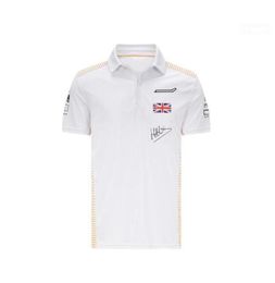 F1polo shirt T-shirt 2021 team racing suit short-sleeved T-shirt POLO shirt lapel car overalls customized the same style