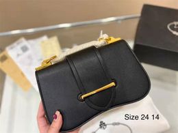 Designer bags Shoulder Women high quality Genuine leather Bestselling Saddle Crossbody bag Hobo purses 20cm p4