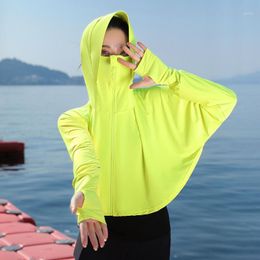 Women's Blouses & Shirts 2021 Summer Sun Protection Clothes Trench Shirt Thin Sportswear Windbreaker Suit Breathable Sunscreen Coat